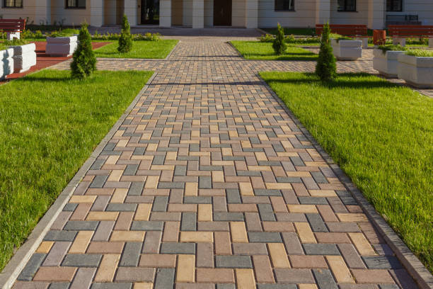 Driveway paver landscaping integration